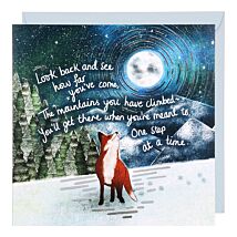 Fox Under The Moon ‘Mountains’ Card