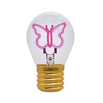 Bulb Fiction Butterfly Lightbulb Shaped Table Lamp