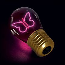 Bulb Fiction Butterfly Lightbulb Shaped Table Lamp