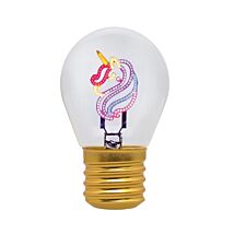 Bulb Fiction Unicorn Lightbulb Shaped Table Lamp