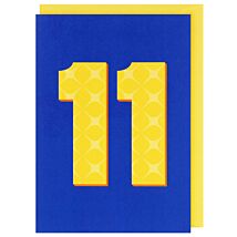 Count Me In 11th Birthday Card