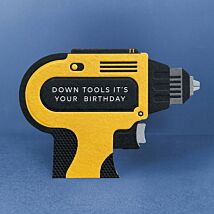 Taking Shape DIY Drill Birthday Card