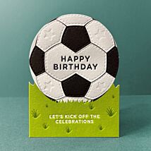 Taking Shape Football Birthday Card