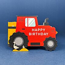 Taking Shape Tractor Birthday Card
