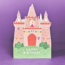 Taking Shape Princess Castle Birthday Card