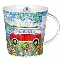 Cool Campers Red Cairngorm Shape Mug