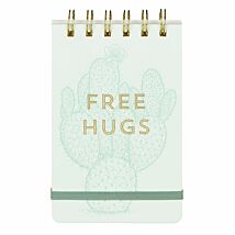 Vintage Sass ‘Free Hugs’ Small Spiral Notepad