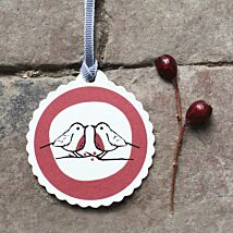 Robins Round Tag