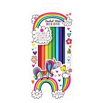 Set Of 12 Scented Colouring Pencils – Unicorns