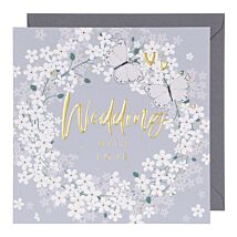 Wedding Wreath Wedding Card