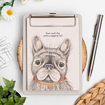 ‘Start Each Day’ Dog Clip Pad