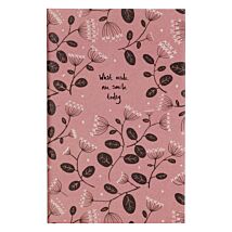 ‘What Made Me Smile Today’ Botanical Small Lined Notebook