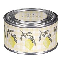 ‘Hello Sunshine’ Fruit Candle