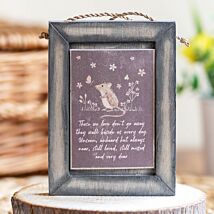 Meadow Friends Mouse Wooden Sign