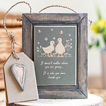 Meadow Friends Ducklings Wooden Sign