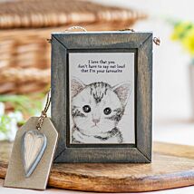 'I’m Your Favourite' Cat Wooden Sign