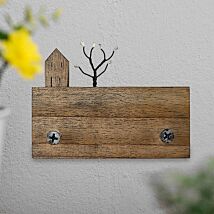 House & Tree Wood Pegboard