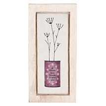 ‘If Friends Were Flowers’ Flower Picture Wooden Sign