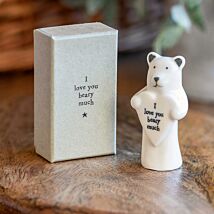 Porcelain Bear With Heart