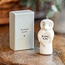 Porcelain Owl With Heart