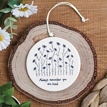 ‘Remember You Are Loved’ Tall Flower Hanger
