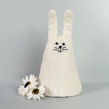 Felt Ivory Rabbit Egg Cozy
