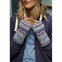 Jacaranda Fingerless Gloves