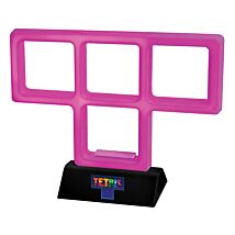 Tetris T-Tetrimino Purple Neon Light