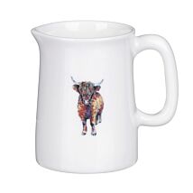 ‘Highland Cow’ Boxed Mini Fine Bone China Jug