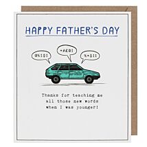 New Words Father’s Day Card
