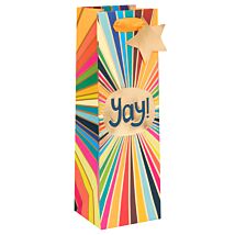 Paper Salad Yay Rays Bottle Gift Bag