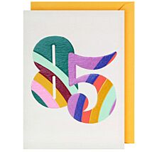 Good Vibes Multi 85th Birthday Card