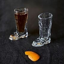 Set of 2 Cowboy Boot Shot Glasses