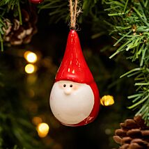 Ceramic Santa Tree Decoration