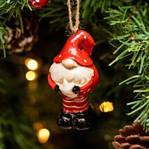 Ceramic Standing Gonk Tree Decoration