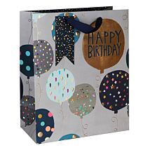 Paper Salad Blue Balloons Large Gift Bag 