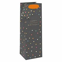 Birthday Spots Bottle Gift Bag