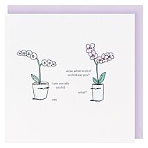 G Mosley ‘Orchid’ Greetings Card