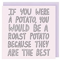 G Mosley ‘Roast Potato’ Greetings Card