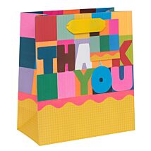 Paper Salad Thank You Checks Medium Gift Bag