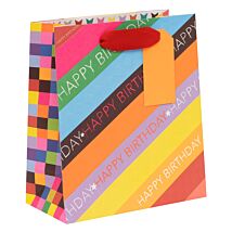 Paper Salad Happy Birthday Slide Medium Gift Bag