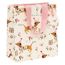 Stephanie Dyment Birthday Sausage Dogs Medium Gift Bag