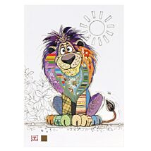 Kooks Louis Lion Greetings Card