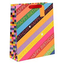 Paper Salad Happy Birthday Slide Shopper Bag