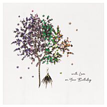 Glamarama Glitter Tree Luxury Birthday Card