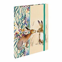 Kissing Hares A5 Notebook