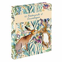 Kissing Hares Notecard Wallet