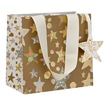 Stephanie Dyment Golden Stars Small Gift Bag