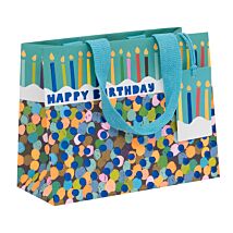 Paper Salad Sapphire Spots Landscape Medium Gift Bag