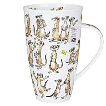 Meerkat Mob Henley Shape Mug